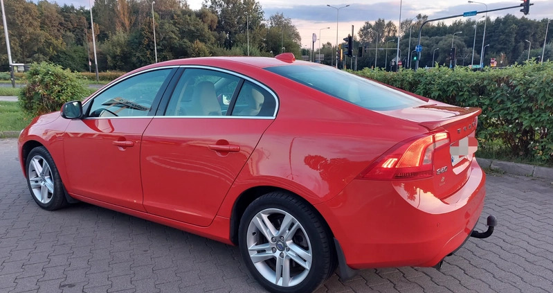 Volvo S60 cena 45500 przebieg: 153146, rok produkcji 2014 z Koło małe 232